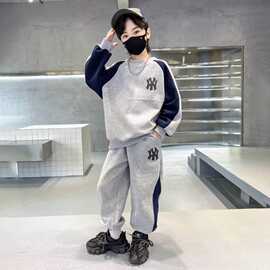 儿童秋装男童卫衣套装2026新款中大童春秋运动衣服秋款帅气时髦潮