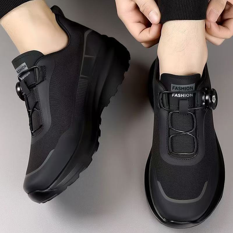Zapatos para hombre, modelos de verano de suela gruesa para comercio exterior, zapatos deportivos transpirables para hombre, zapatos casuales delgados y cómodos, zapatos de moda para ir al trabajo para hombre
