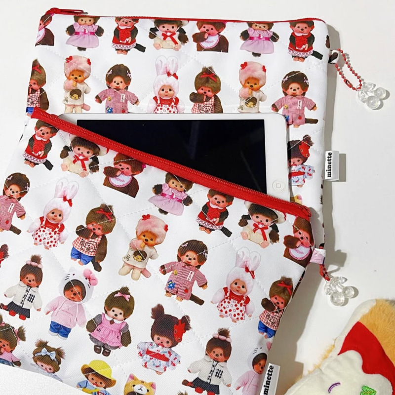 Ready Stock Cartoon Cute Printed Inner Bag, Shock-Proof and Drop-Proof Computer Bag, Laptop Storage Bag, Protective Cover