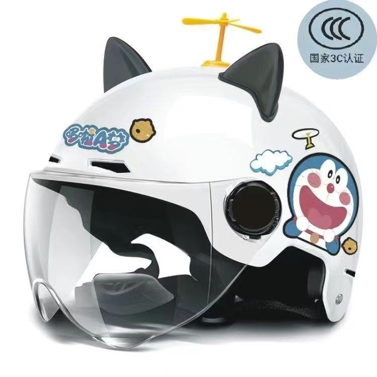 Helmet certified for motorcycles and electric scooters, suitable for all seasons, unisex, adjustable safety helmet