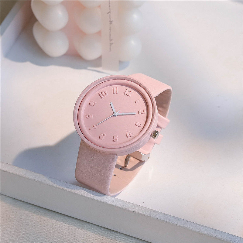 Simple Style Solid Color Buckle Quartz Women's Watches display picture 3