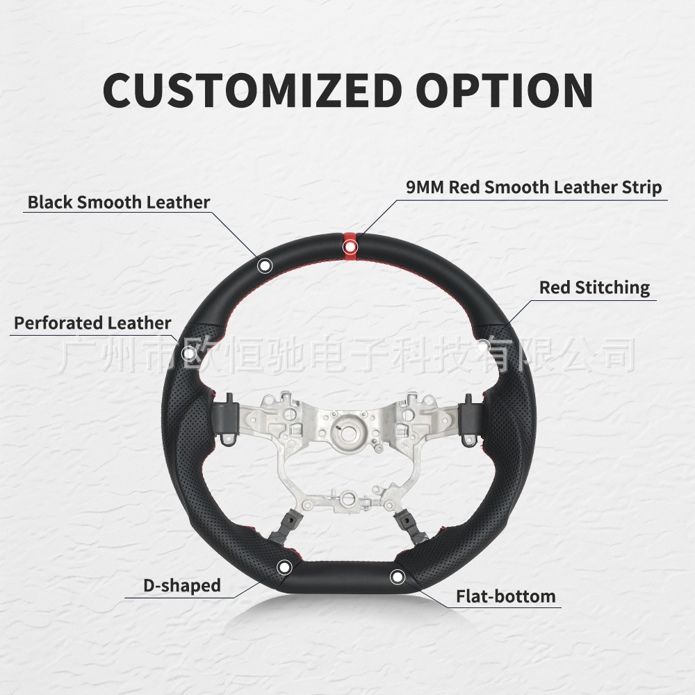 Cross-border hot sale is suitable for Toyota Land Cruiser 16-21 full leather car steering wheel assembly modification