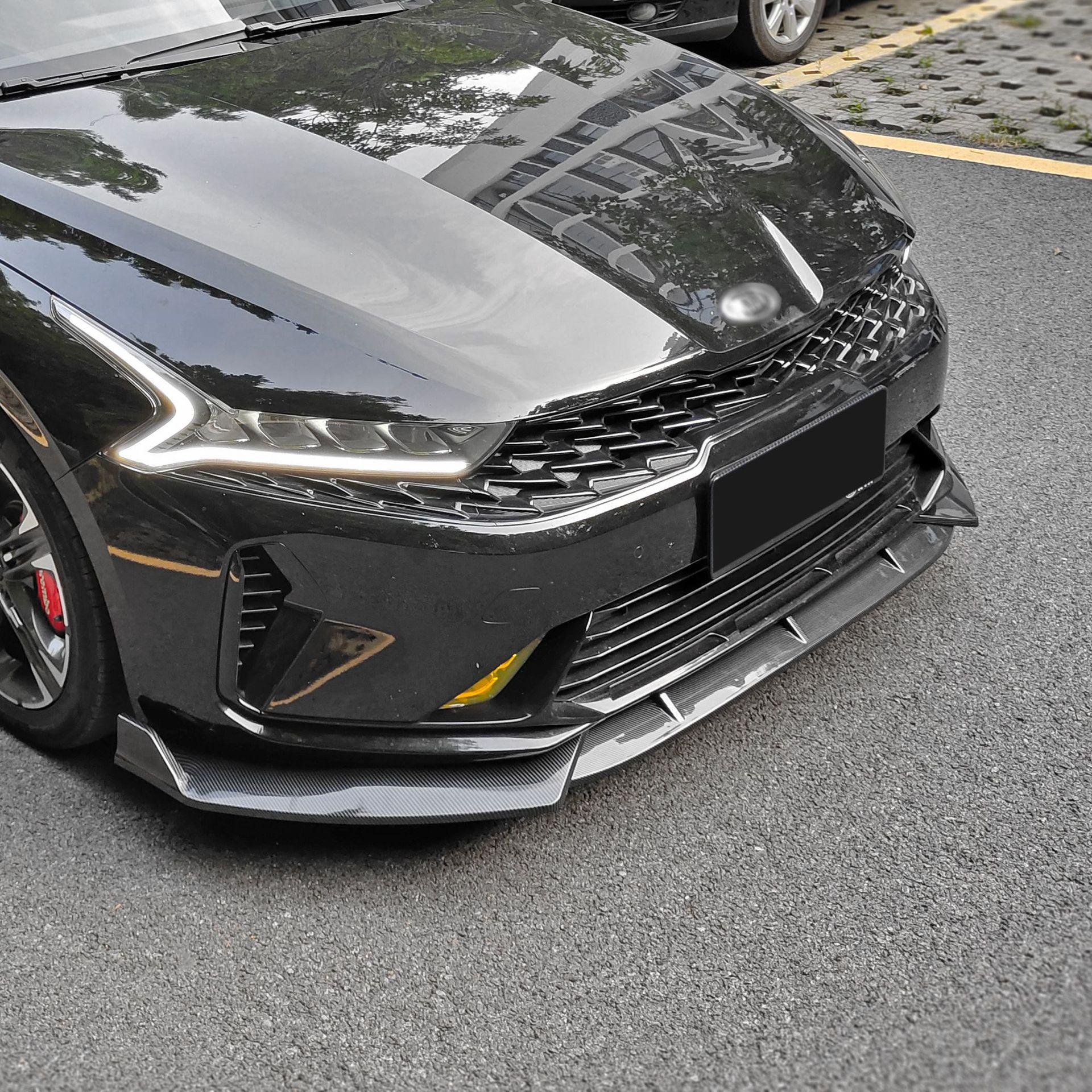 Cross-Border Applicable for 20-25 Kia K5 Kaiku Front Bumper Guard, Front Lip, Front Corner Trim, Small Body Kit, and Sports Package