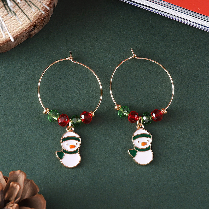 23g Weight Travel, Daily Occasion Christmas Festival Women's Gender Cute Style Cute Earring Sets 13