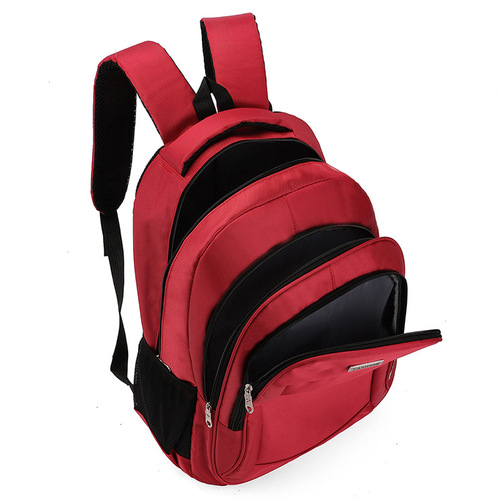 New men's simple backpack large capacity casual travel bag wholesale middle school student school bag computer business backpack