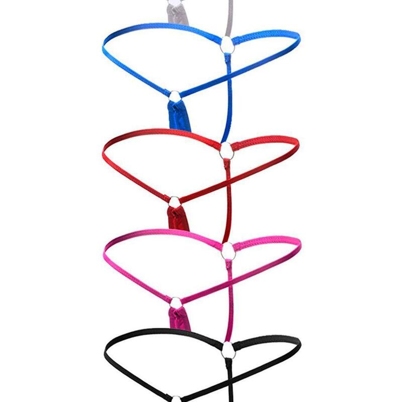 Cross-border e-commerce ultra-small thong women's underwear solid color simple sexy one rope low waist sexy mini underwear Cross-border e-commerce ultra-small thong women's underwear solid color simple sexy one rope low waist sexy mini underwear