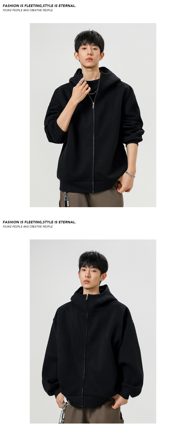 Herren Patchwork Sweatshirt Im Trendy High Street Style Herbst_voghion.com