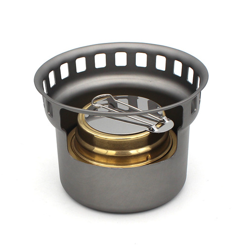 Solid liquid alcohol stove household tea making outdoor windproof snow stove portable small heating stove