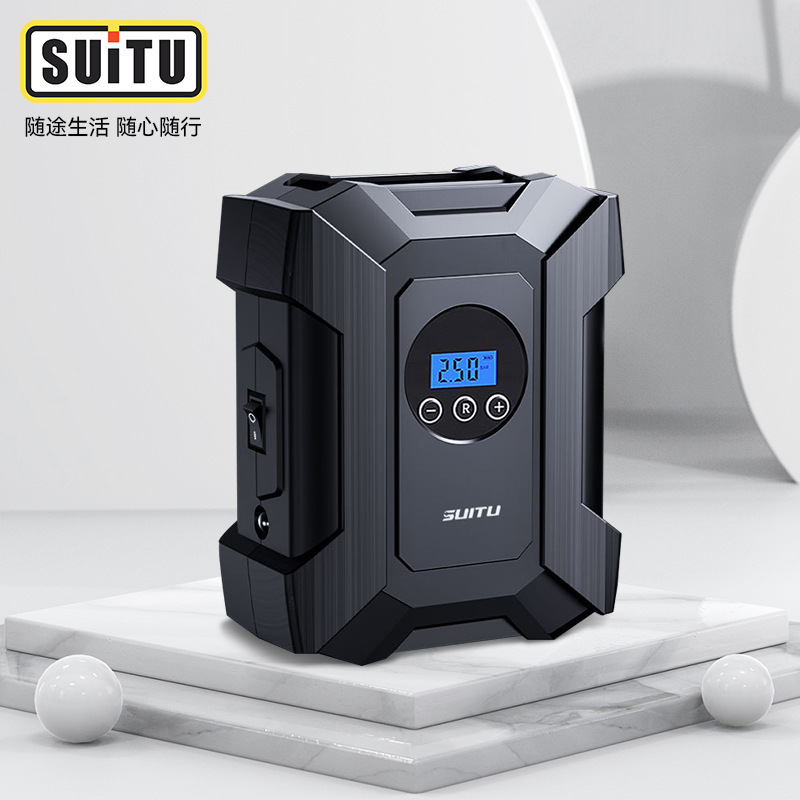 Inflatable Pump, Car-Mounted Multi-Function Electric Tire Pump, Portable Car 12V Air Pump, Digital Display Model for Car Use Inflatable Pump, Car-Mounted Multi-Function Electric Tire Pump, Portable Car 12V Air Pump, Digital Display Model for Car Use