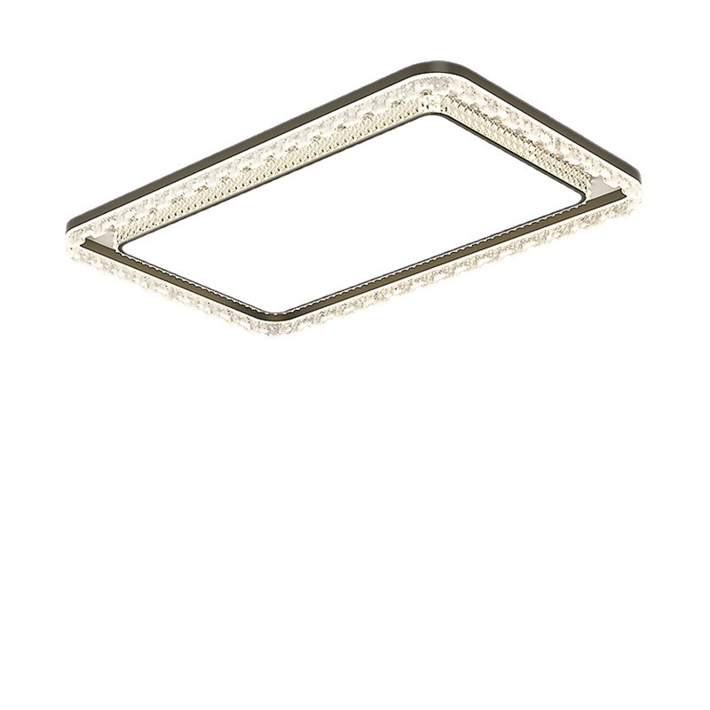 Hielo grieta sala de estar lámpara principal dormitorio 2026 nuevo estilo de lujo ligero italiano atmósfera de espectro completo protección de ojos lámparas 440L