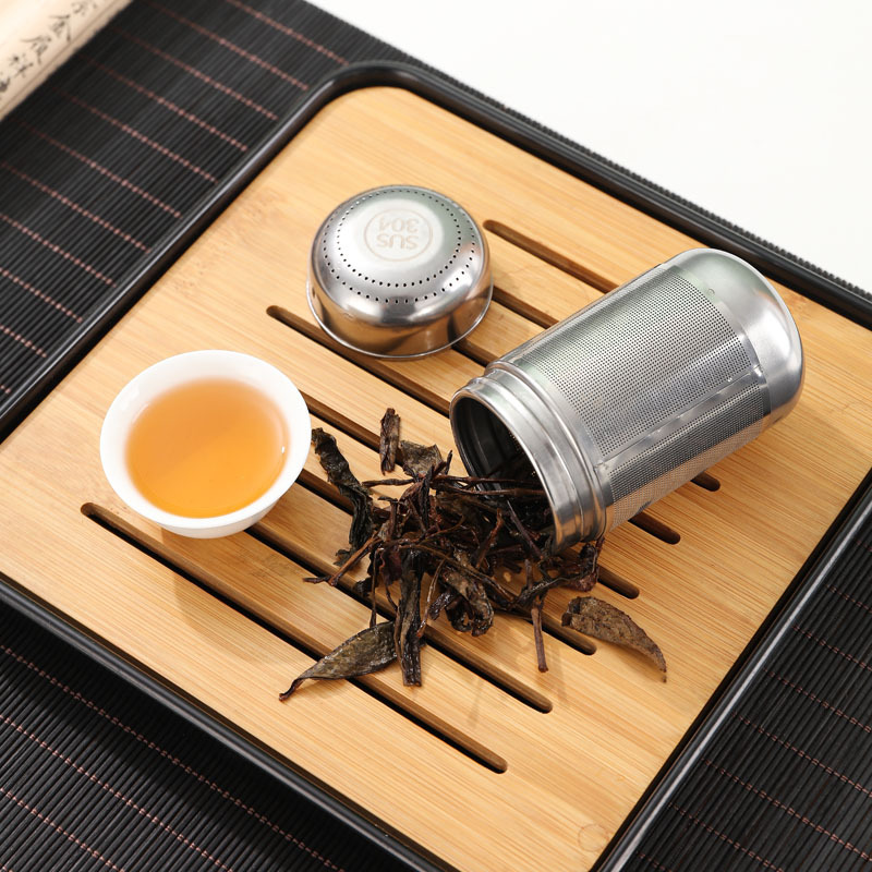 Colador de té de acero inoxidable SUS304, tetera estofada, almacenamiento de té, separación de té, filtro de té, colador de té