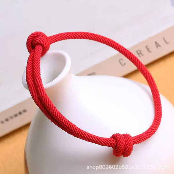 Benmingnian Little Red Rope Body Protection Bracelet Ping An Wangyun Hand Rope Male Anchor Anchor Student Couple Simple Creative Gift