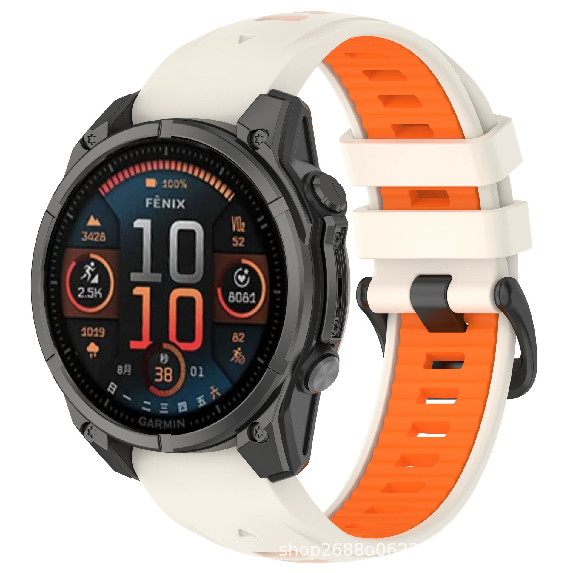 Keyi is suitable for Garmin Fenix8 silicone strap Enduro3 official same strap FenixE strap