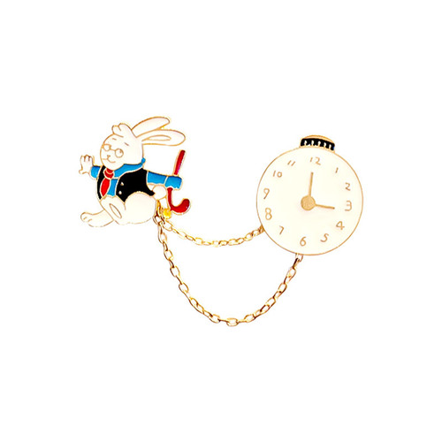 Cartoon chain brooch flying crane sunrise whale panda astronaut cute badge clothes collar pin decorative pin buckle