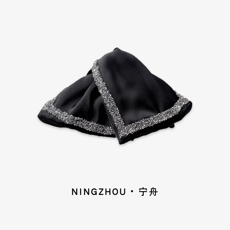 Audrey Hepburn clip nuevo clip de cabello de perla de cola de caballo alta cabeza trasera clip de cabello de tiburón tocado clip de cabello mujer