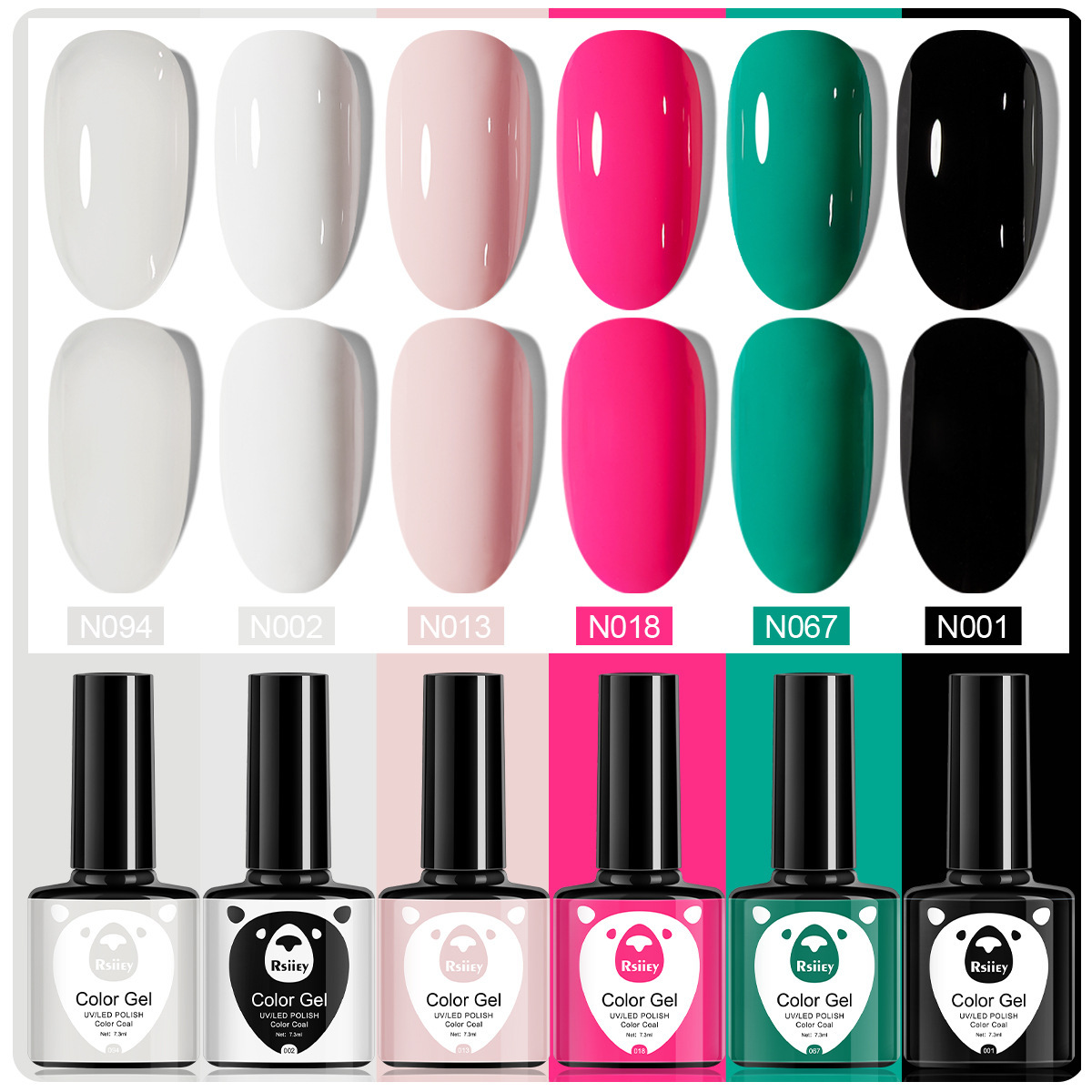 6 colores esmalte de uñas pegamento fototerapia embotellada color popular pintado brillante ojo de gato pegamento UV fototerapia pegamento esmalte de uñas traje de pegamento