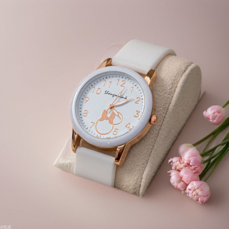 Nuevo patrón de conejo transfronterizo para niños, silicona, fresco, reloj de cuarzo electrónico para estudiantes, fábrica de moda simple al por mayor