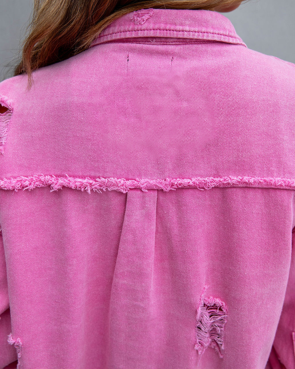 Women'S Casual Solid Color Single Breasted Coat Denim Jacket display picture 4