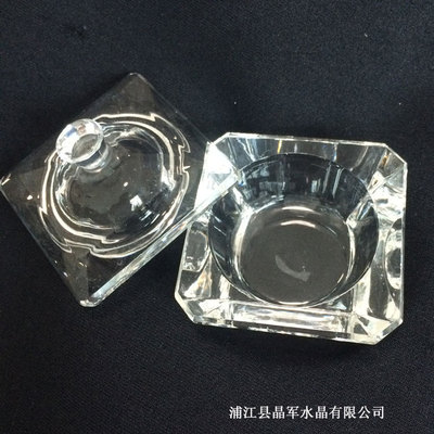 透明水晶玻璃首饰盒 水晶盒 珠宝盒 糖果盒 水晶多用盒 开 定 制|ms