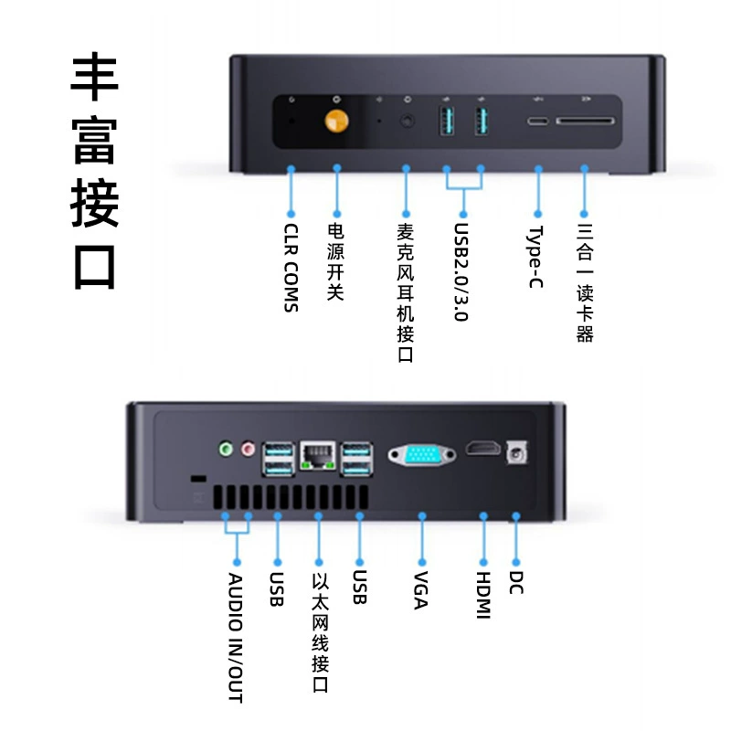 Мини-настольный компьютер с Core i5/i7, (low-power) настольная микро- компьютер для игр, высокого класса для домашнего офиса