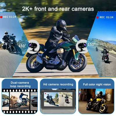 Motorcycle driving recorder – Motorcycle Dash Cam Wireless