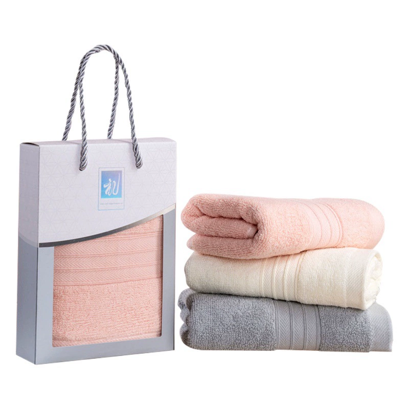 Подарочная коробка для полотенец из хлопка набор бизнес-подарков из хлопка