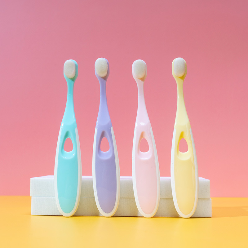 Children's 10000 hair toothbrush 3-9-12 years old baby deciduous teeth oral cleaning small brush head Gum Protection factory spot