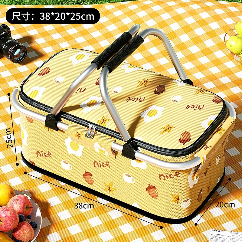 Thermos, foldable handheld convenient storage box, storage system for camping, increased thickness