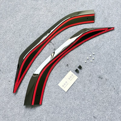 Suitable for SAIC Audi A5L modification: front spoiler, front corner guards, front bumper corner protectors, anti-collision strips, front face decorative protective stickers (Big Surrounded) - saic-a5l-glossy-black