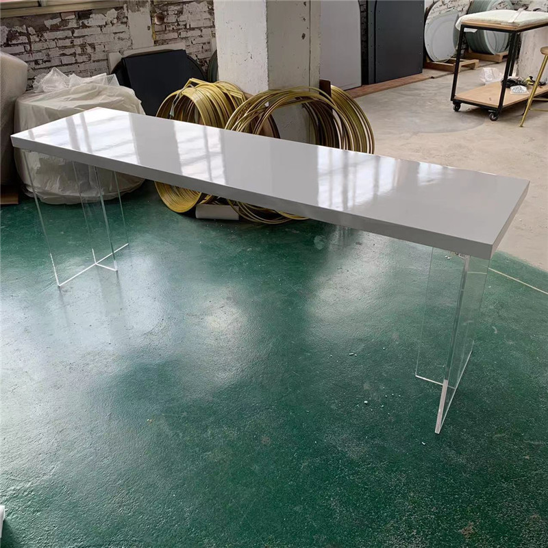 화이트 200*50*80 높이[싱글 테이블]