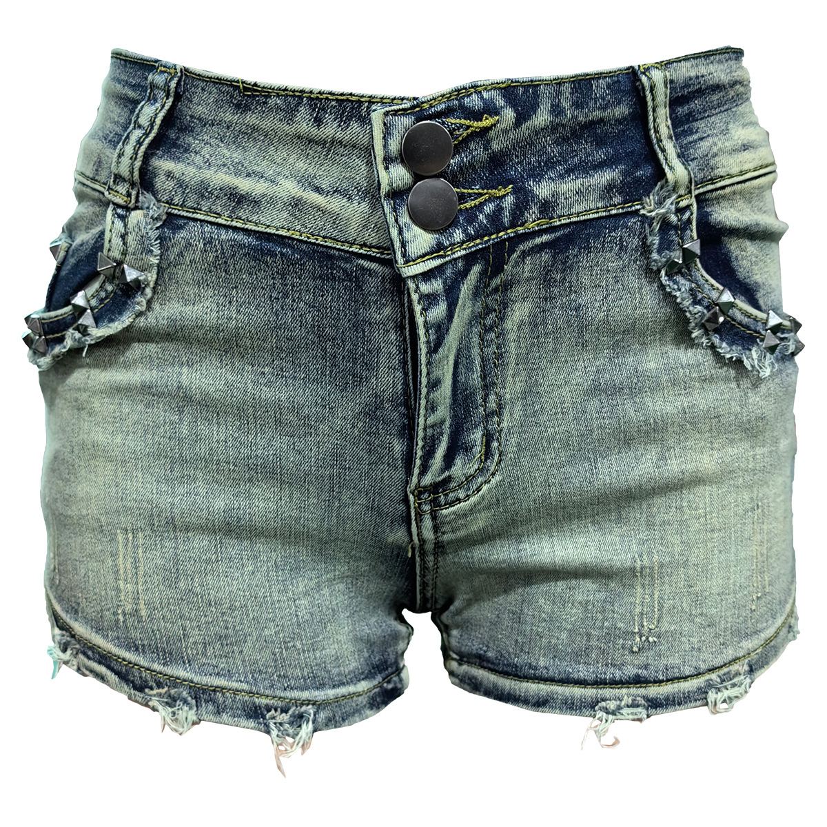 Women's Daily Streetwear Solid Color Shorts Pocket Jeans display picture 7