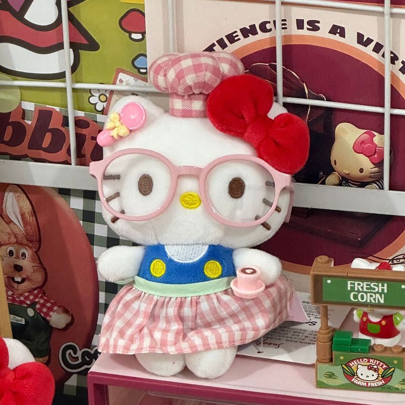 ハローキティバッグペンダントリトルシェフシリーズハローキティ人形ペンダントかわいい漫画人形キーホルダー|undefined