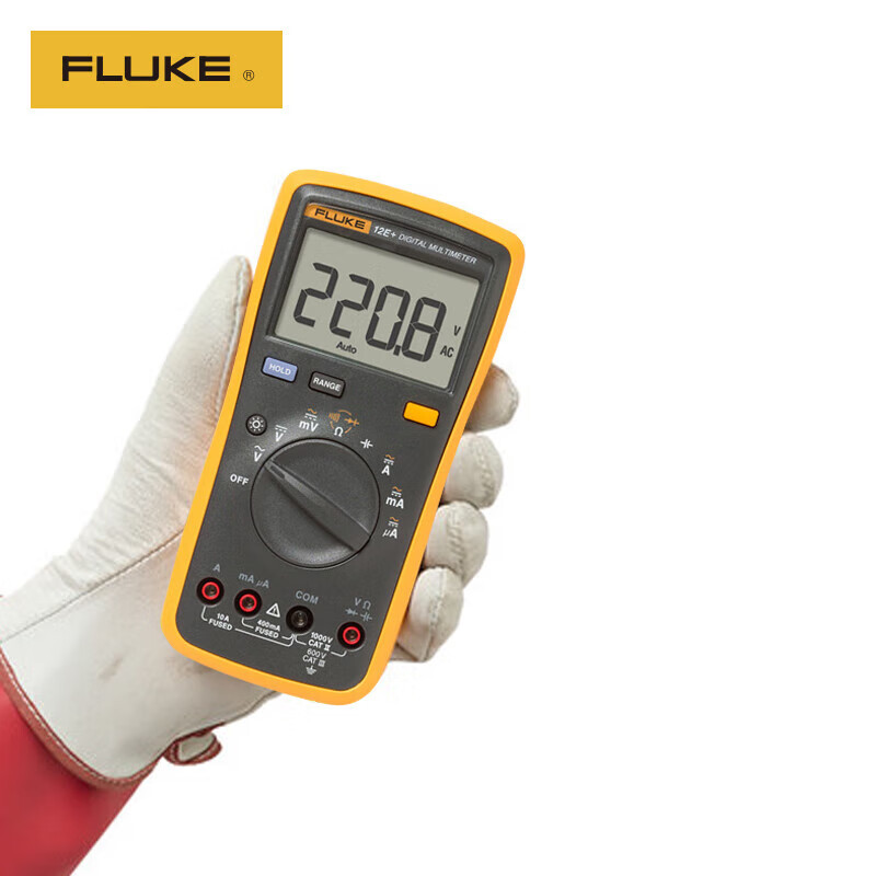 福禄克 FLUKE  F12E+  掌上型数字万用表自动量程多用表多功能仪