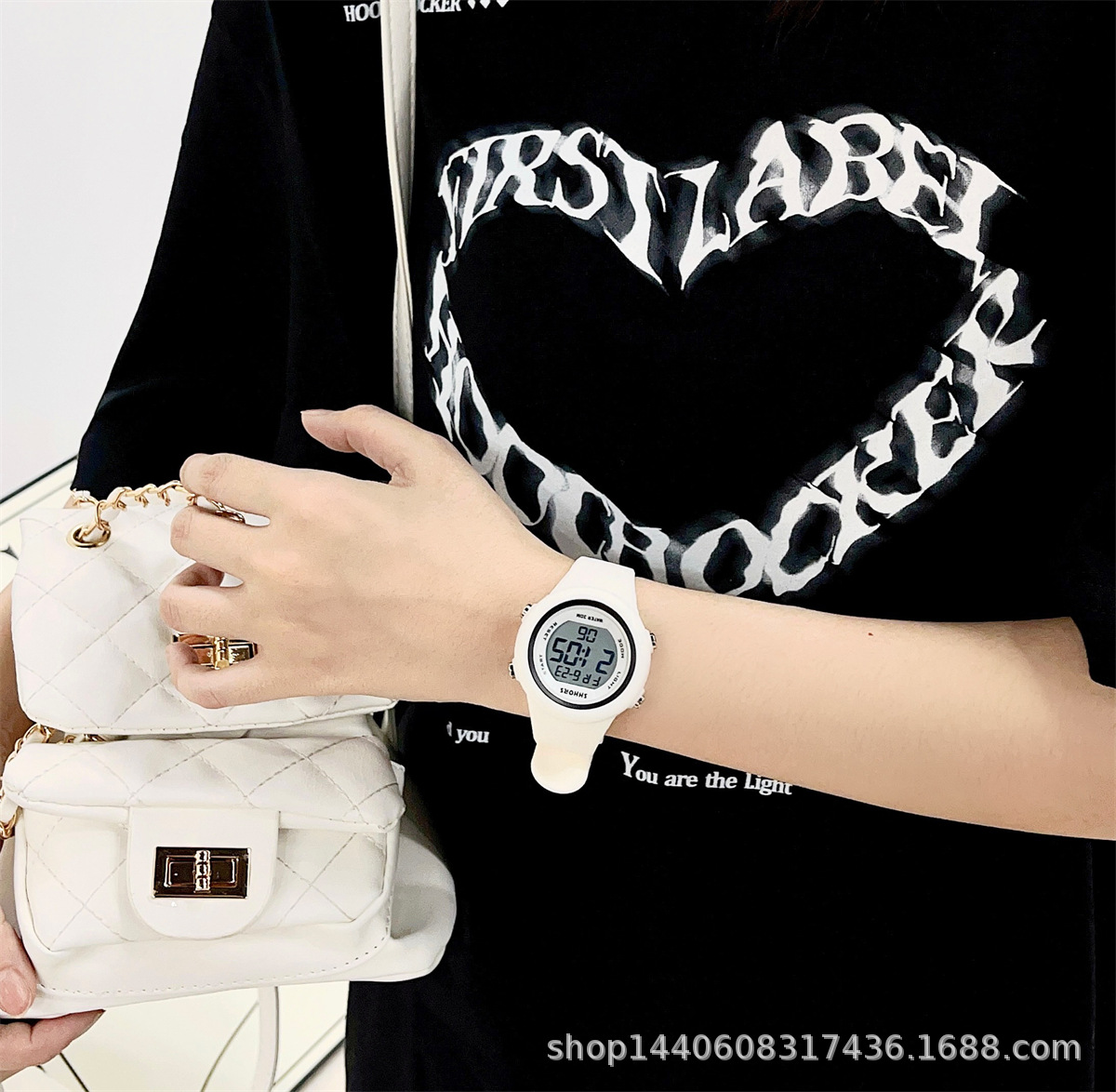 Nuevo reloj estudiante reloj electrónico tendencia juvenil multi-funcional Universal deportes silicona reloj electrónico ventas directas de la fábrica