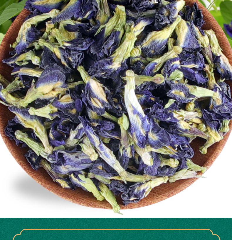Dried Butterfly Pea Flowers Lan Hu Die 500g Bulk Herbal Tea from Yunnan overview