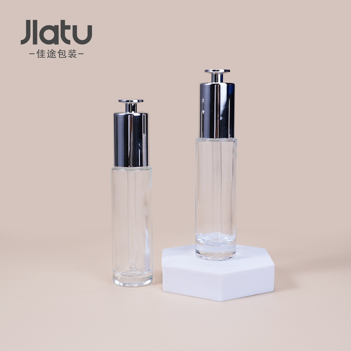 30ml 병 텔레 토비 드립 펌프; 가벼운 병 (색상을 사용자 정의 할 수 있음); 유리