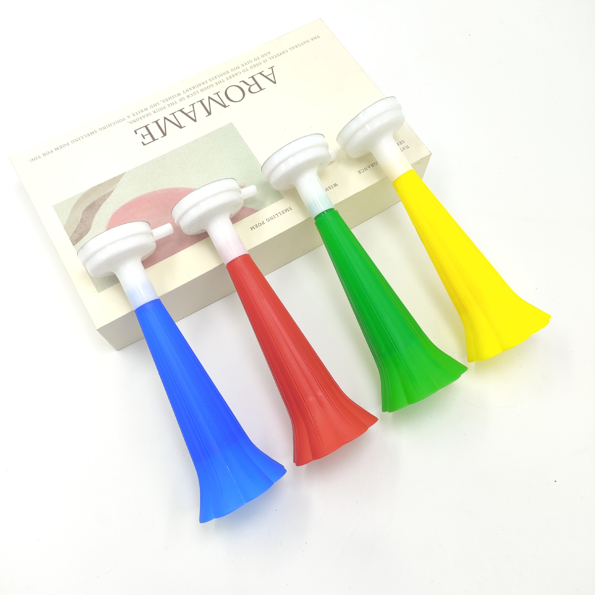 Atmósfera Cuerno Juego de la Copa del Mundo Animando Accesorios Juegos Animadores Reabastecimiento de combustible Juguetes de cuerno de flores de mano