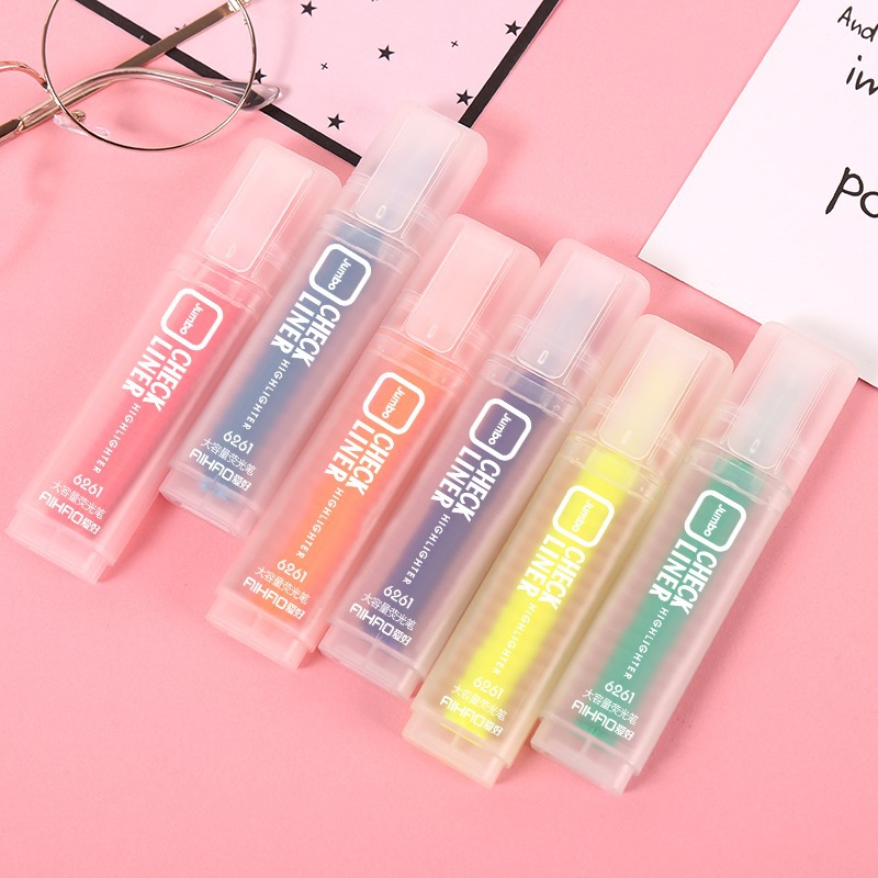 Colored Double-ended Highlighter Pens For Students To Use To Highlight Lines And Mark Candy-colored Pens For Office Graffiti Markers