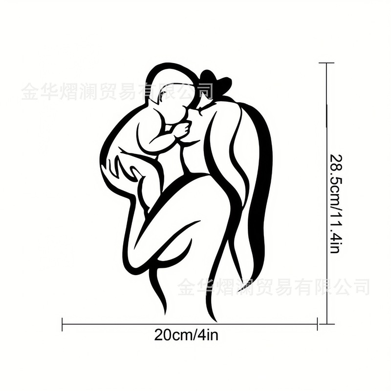 クロスボーダー鉄のシルエットヨーロッパスタイルの鉄絵画工芸品吊り下げ金属壁装飾絵画現代アート壁装飾|undefined