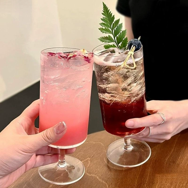 Стильная прямая чашка для сока, стеклянная чашка для кафе, чай с молоком, чашка для холодных напитков, чашка для коктейля, чашка для напитков, чашка для воды