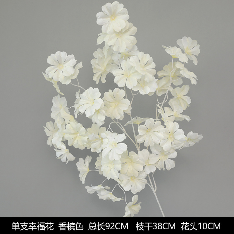 香槟色仿真花婚礼婚庆场地场景布置道具结婚装饰花艺花材假花批发|undefined