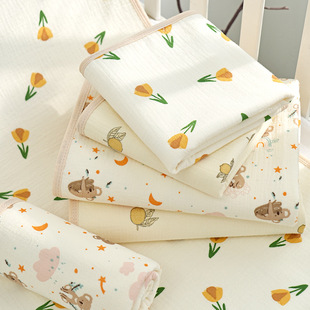 Four Seasons Baby Crepe Diaphragm Pad Washable Cotton Waterproof Breathable Baby Diaphragm Pad Aunt Period Physiological Pad