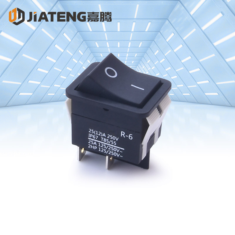 大电流船型开关电焊机四脚翘板开关厂家批量供应防水船型开关