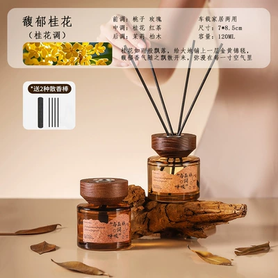 Car Perfume Aromatherapy Fragrance, High-End Car Interior - classical-style-fragrant-osmanthus-dual-purpose-carhomerattan-aromatherapy-fragrance-120ml