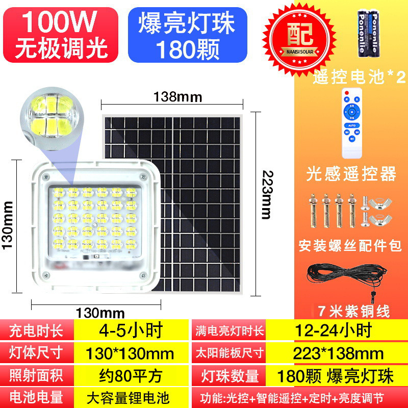 100W 렌즈★180 심지★8 배 버스트 밝은 + 전원 디스플레이 + 무단 디밍