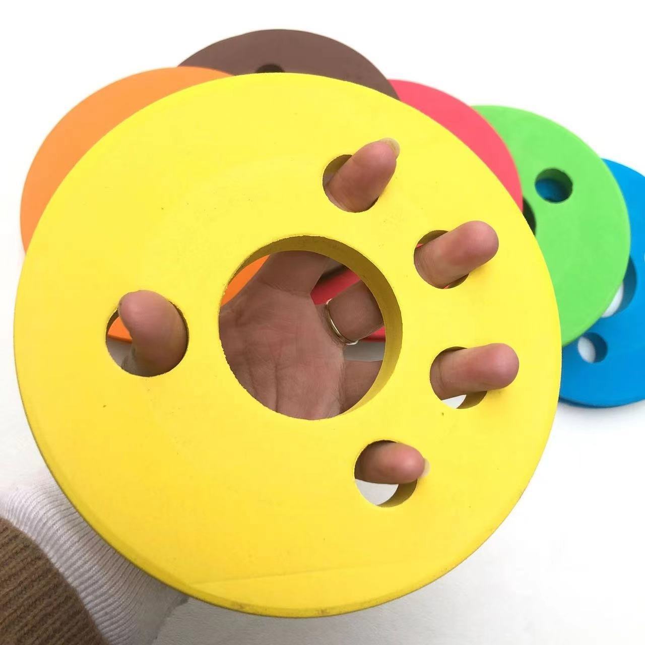 Bobina de peces de cinco dedos bobina principal bobina de espuma de color bobina de peces de pesca fábrica de accesorios comerciales