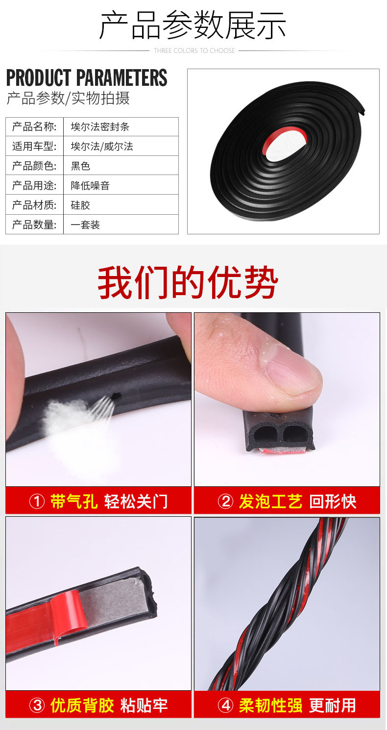 08-24 Models of Alphard 40 Series Sealing Strips and Vellfire 30 Series Full Car Soundproofing Strips
