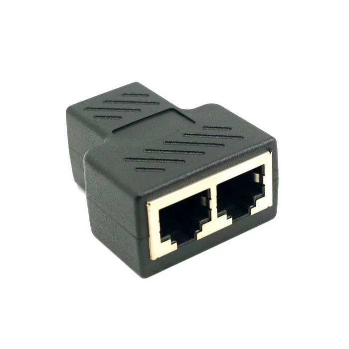 Расширитель кабеля сети CAT6 RJ45 с тремя направлениями - тройной усилитель сети из одного узла и двух поворотных соединителей