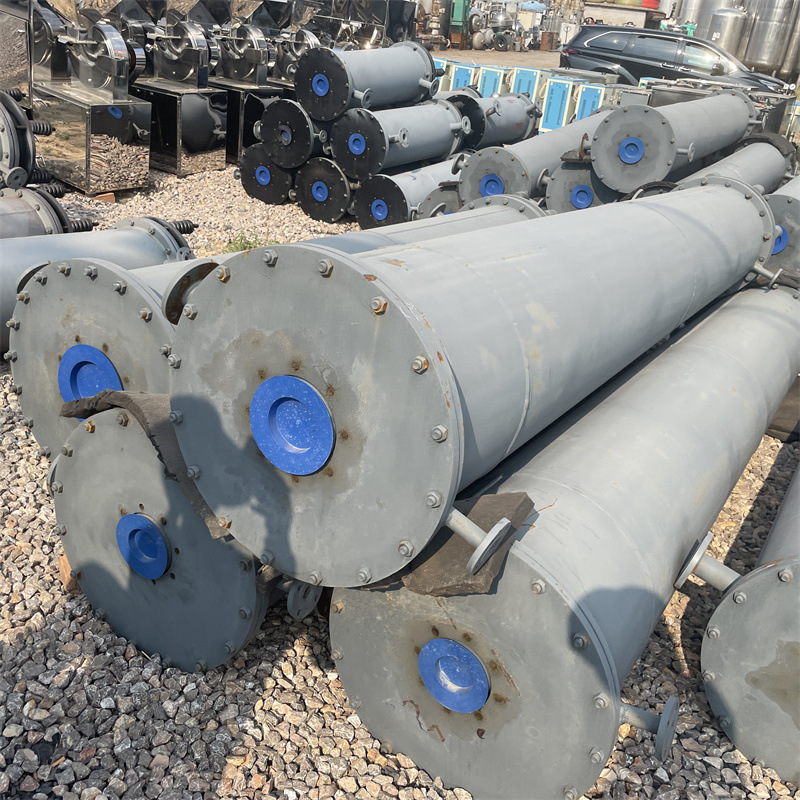 出售二手石墨冷凝器 不锈钢钛材冷凝设备 工业列管式冷凝器