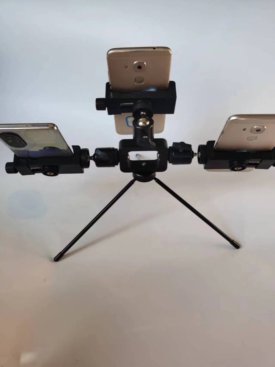 Metal Desktop Tripod Selfie Live Broadcast Camera Camera Projector Photography Portable Mini Stand Shooting Multi-Purpose